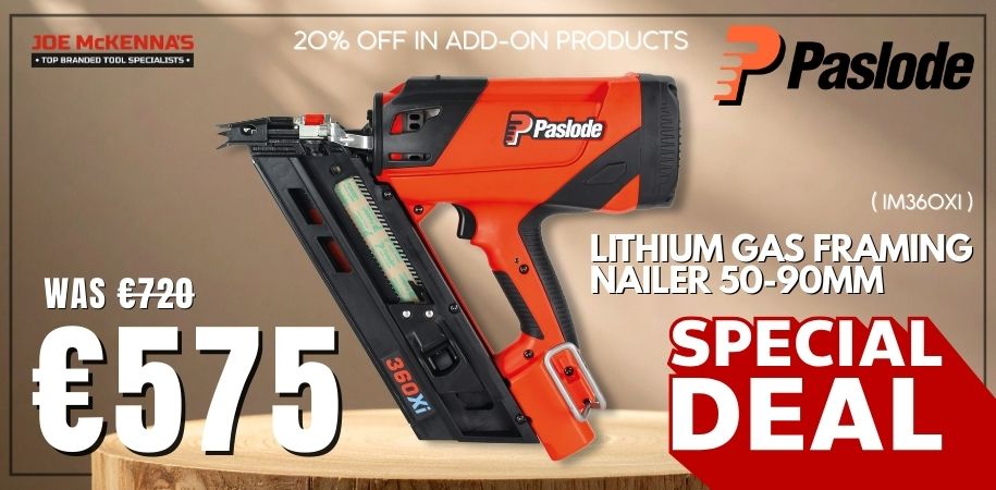 Paslode, Framing Nailer,Cordless Tool, JoeMckenna, Hardware ,Limerick, Ireland